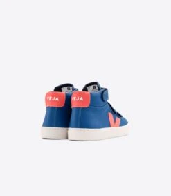 ESPLAR MID CHROMEFREE LEATHER INDIGO ORANGE FLUO -ChromeFree Sales Store RMV052389 3