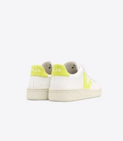 V-12 LEATHER WHITE JAUNE FLUO -ChromeFree Sales Store XD0202649 3