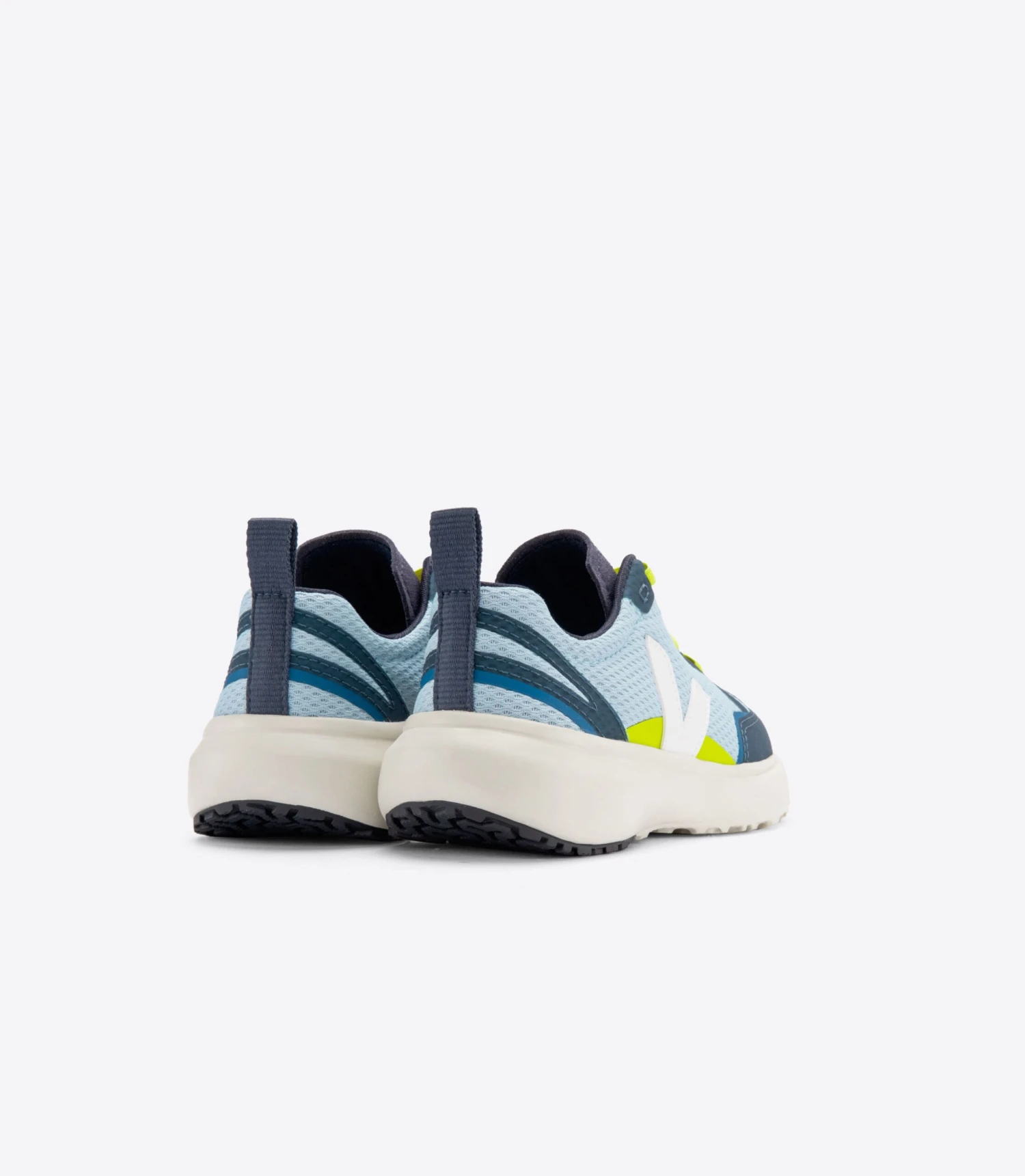 CANARY ELASTIC LACES ALVEOMESH STEEL WHITE 3 CANARY ELASTIC LACES ALVEOMESH STEEL WHITE - Image 3