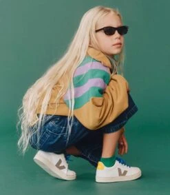 ESPLAR LACES CHROMEFREE LEATHER WHITE MOONROCK TONIC -ChromeFree Sales Store veja aw22 kids hd 12