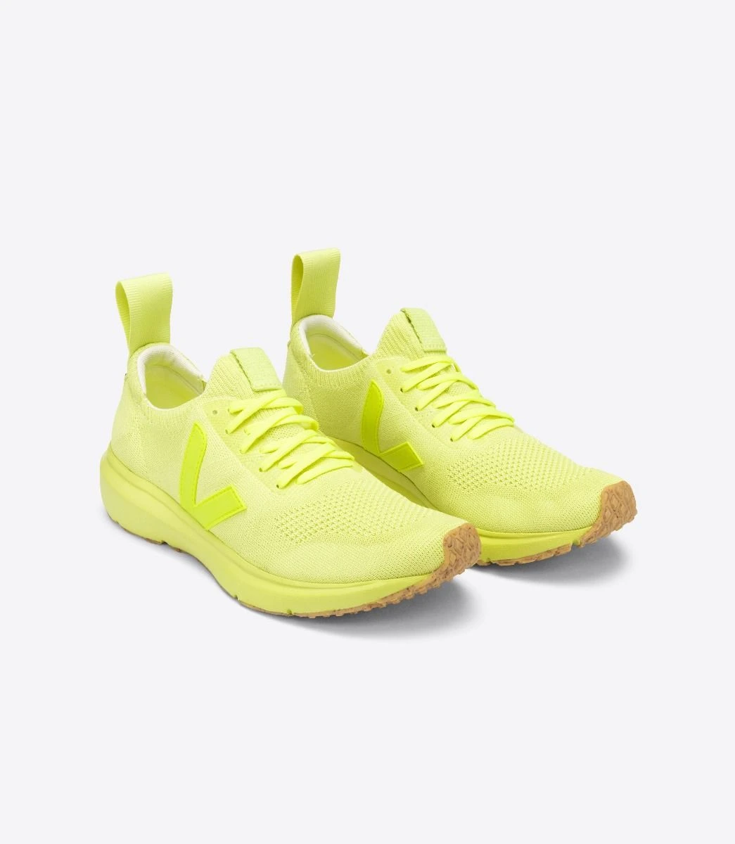 V-KNIT VEJA X RICK OWENS FULL ACID YELLOW 2 V-KNIT VEJA X RICK OWENS FULL ACID YELLOW - Image 2