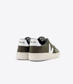 V-12 B-MESH OLIVE WHITE -ChromeFree Sales Store veja xd011665 back