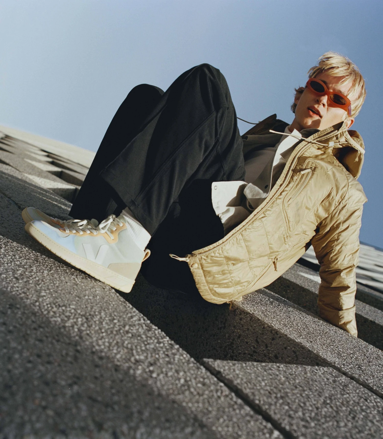 V-15 SUEDE JADE WHITE MULTICO 4 V-15 SUEDE JADE WHITE MULTICO - Image 4